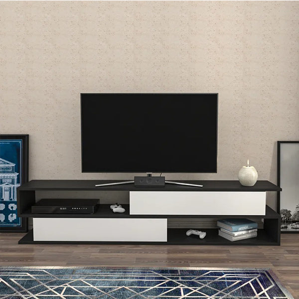 Nathan Tv Stand | Black & White