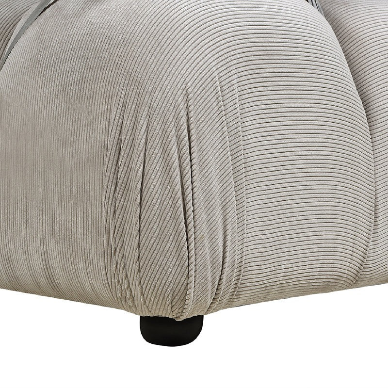 Regalia L-Shape Sofa | Grey | Right Facing
