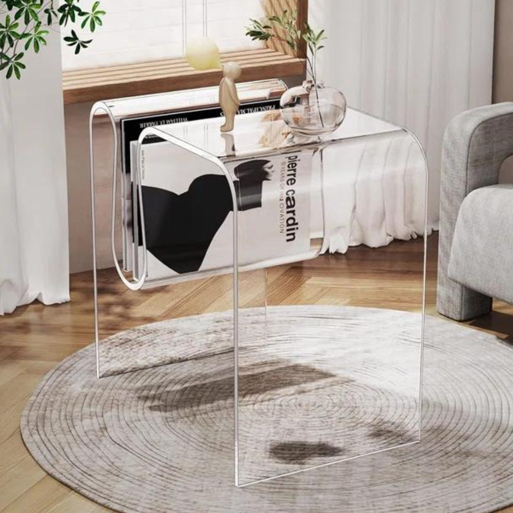 Echo Acrylic End Table | Clear