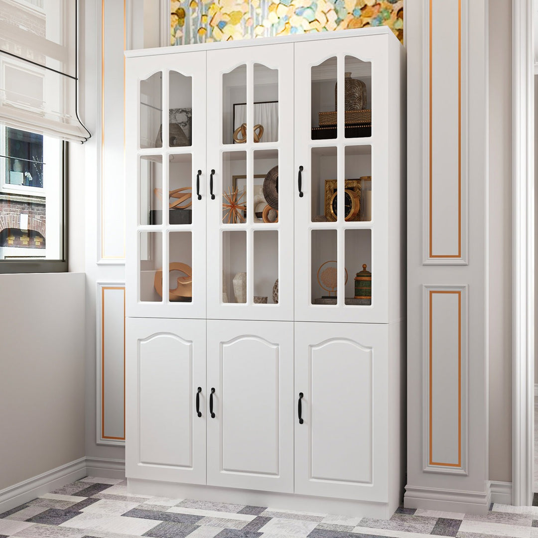 keji  Tall Crockery Unit |White