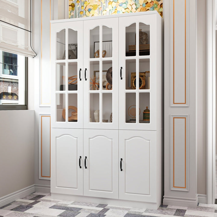 keji  Tall Crockery Unit |White