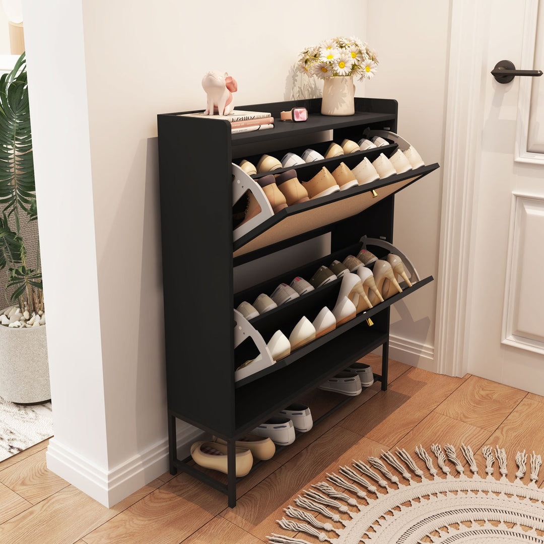 Halyna  Shoe Rack | Black