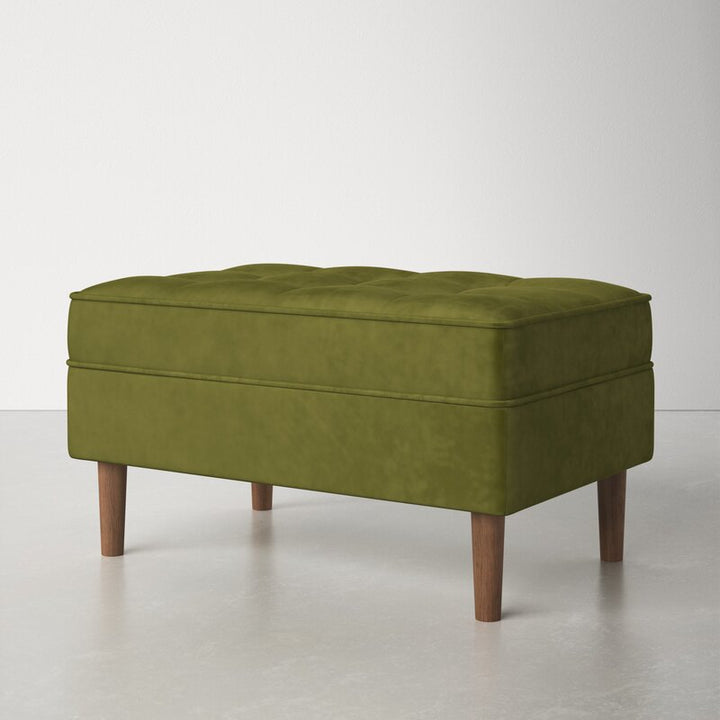 Diyas Ottoman | Olive Green