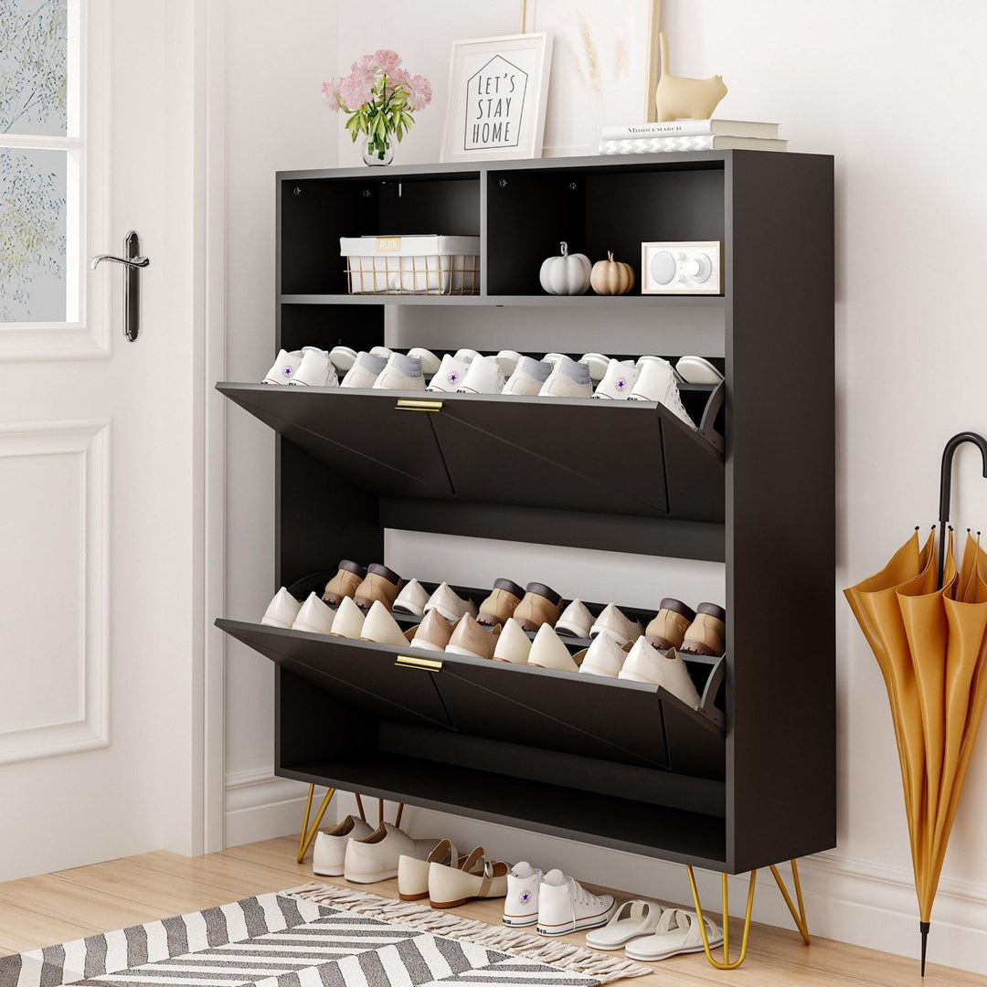 Saoirse  Shoe Rack | Black