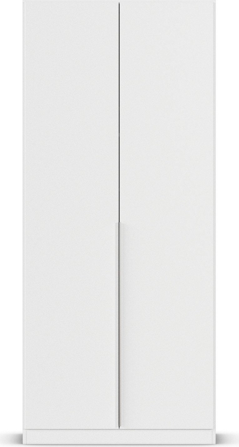 Hidan 2 Door Wardrobe | Matte White