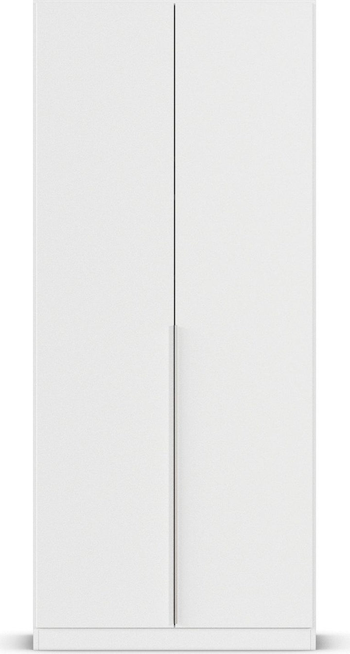 Hidan 2 Door Wardrobe | Matte White