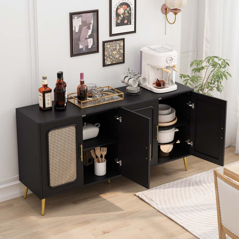 Cember Sideboard & Cabinet | Small | Black