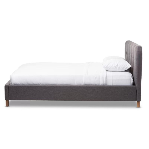 Azure Dream Bed Without Storage | King | Dark Grey Fabric Upholstery