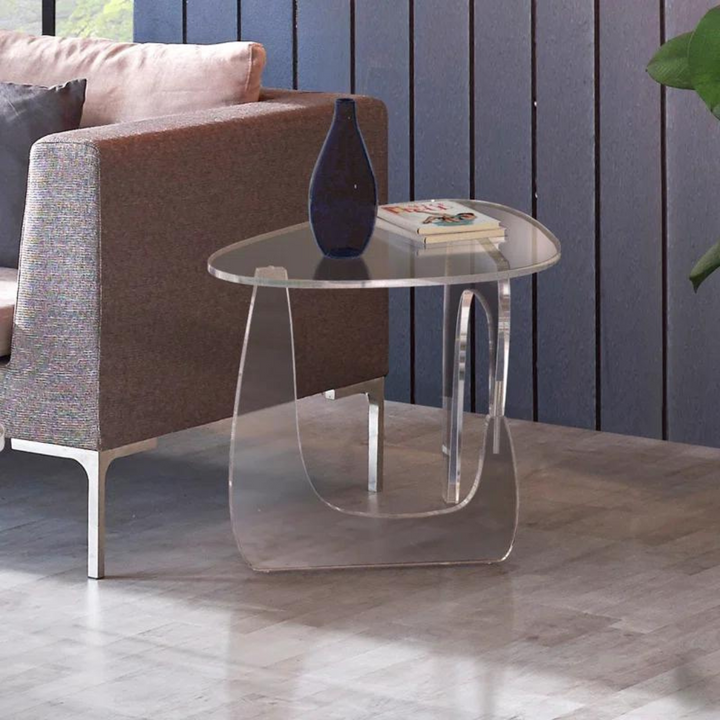 Aurora Acrylic End Table | Clear