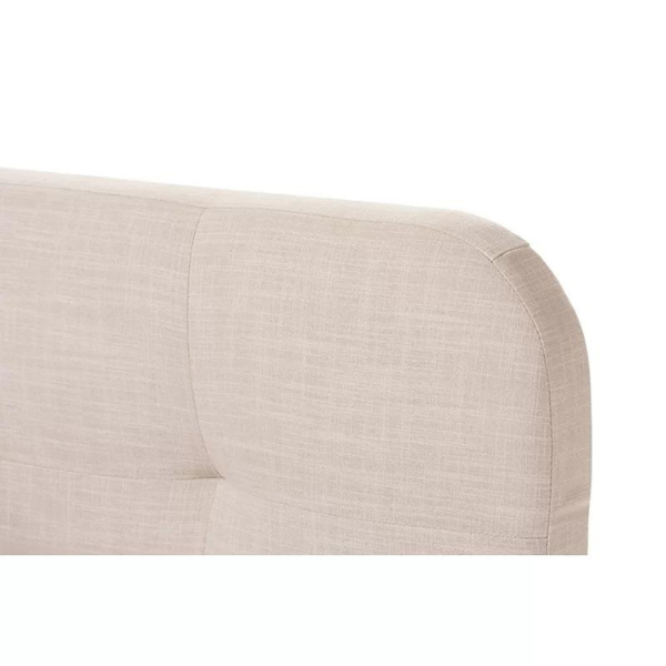 Azure Dream Bed Without Storage | King | Beige Fabric Upholstery