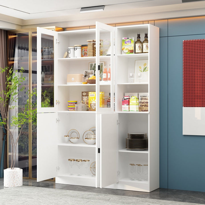 Ryo Tall Crockery Unit | White