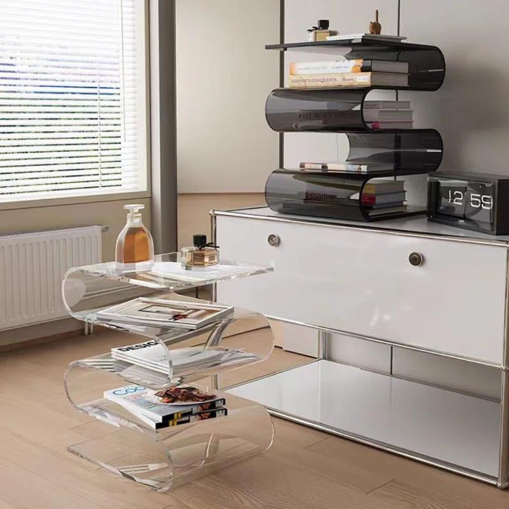 Tranquil Acrylic End Table | Clear