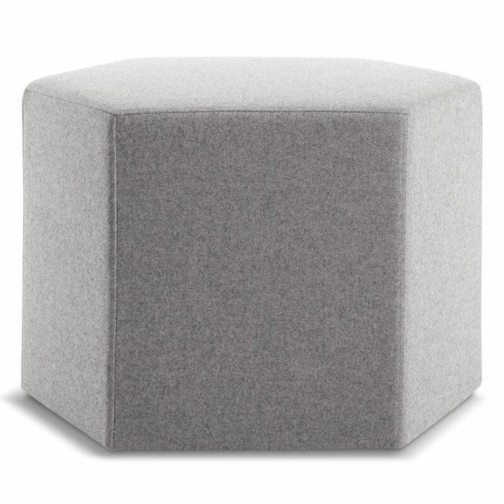 Jeaks Ottoman | Grey