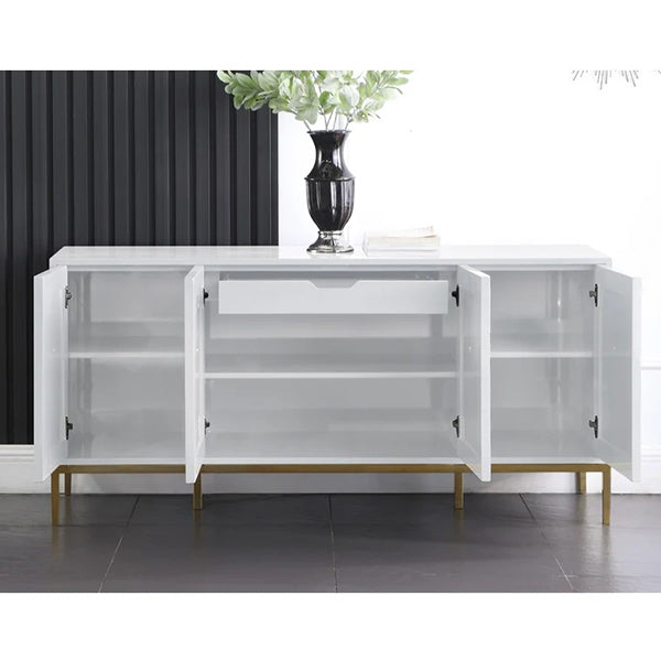 Clayton Sideboard & Cabinet | Small | White