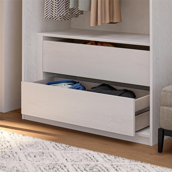Tomo 2 Door Wardrobe | White