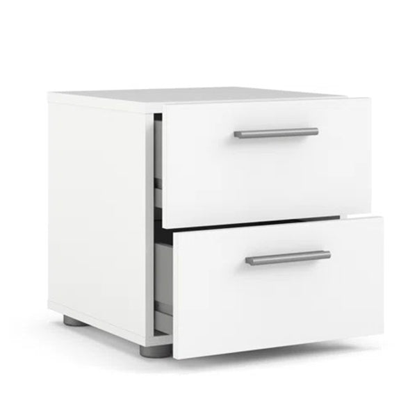 Jax Bedside Table | White