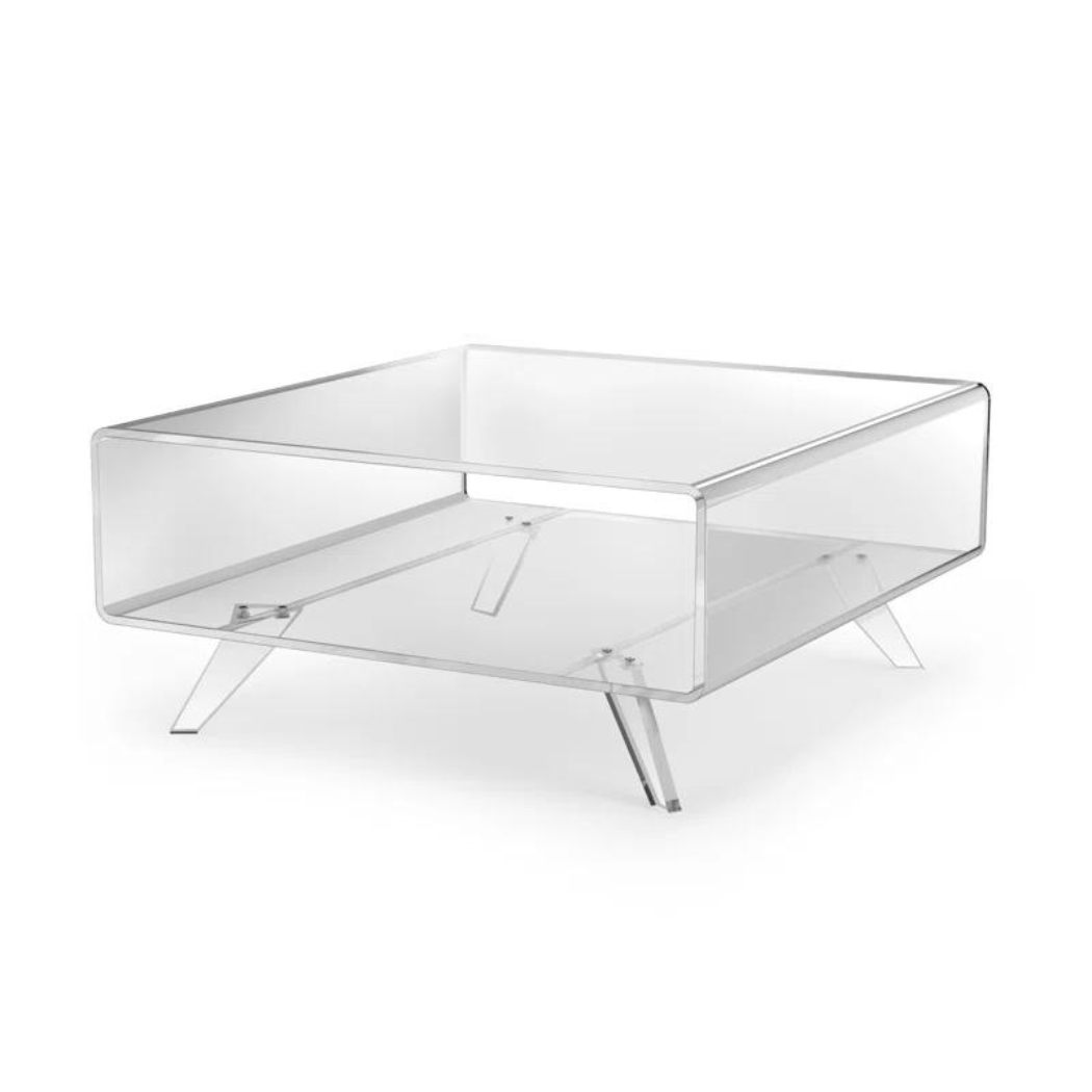 Saic Acrylic Coffee Table | Clear