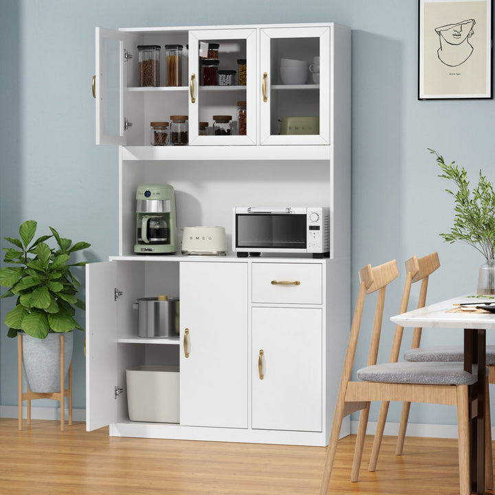 Ren Tall Crockery Unit | White