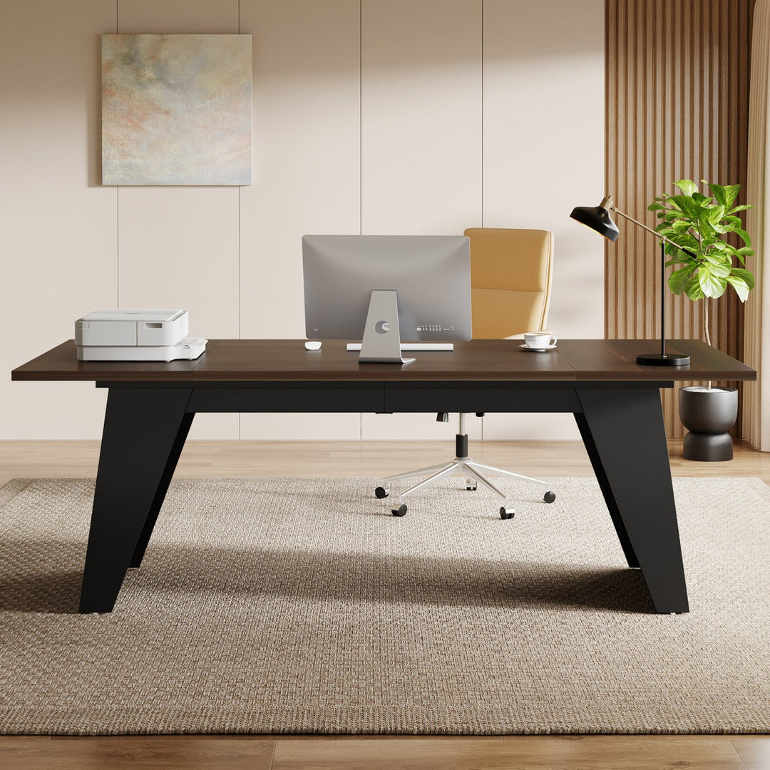 Hana  Boss Table | Brown & Black