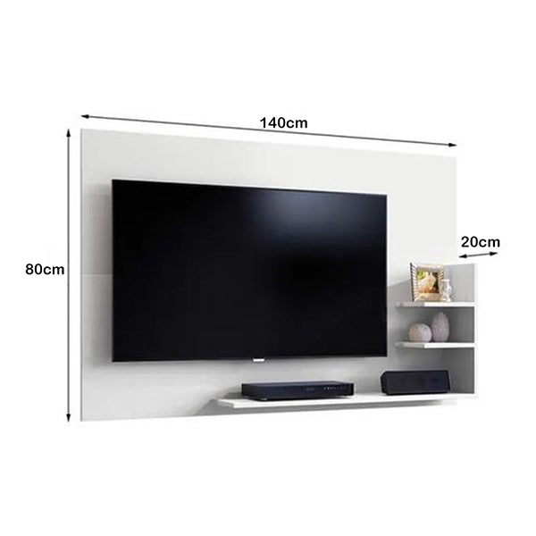 Anent Wall Mount TV Unit | White