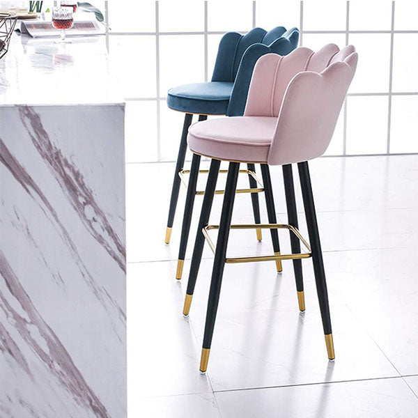 Mizo Bar Stool | Pink