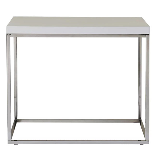 Tal Large End Table | White