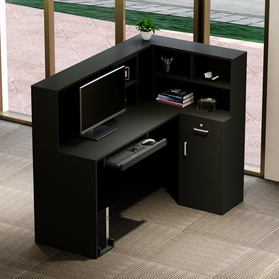 Seth Reception Table | Black