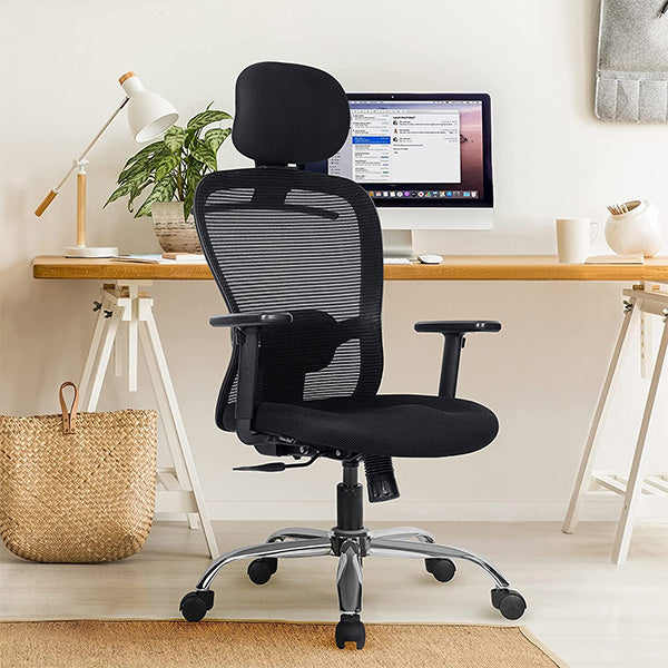 William Workstation Office Chair | Black