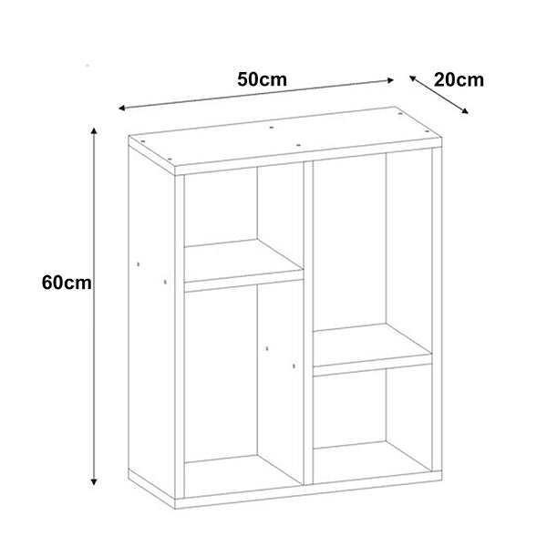 Area End Table | White