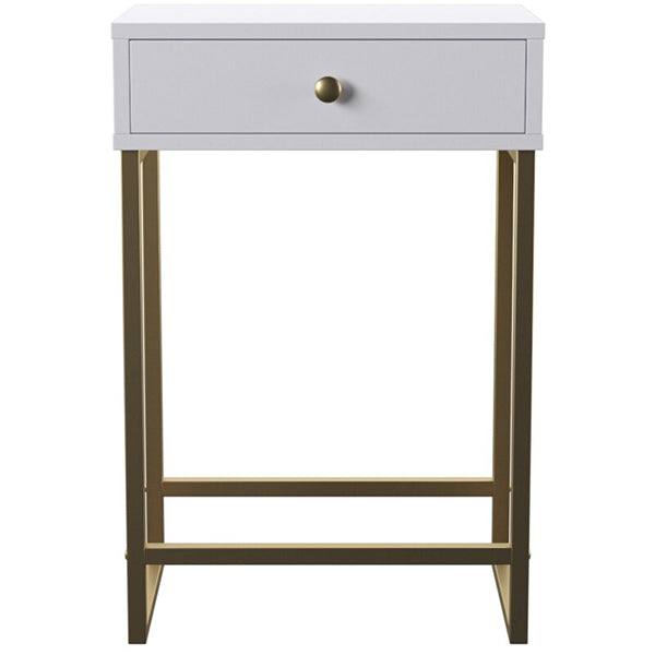 Sat End Table | White