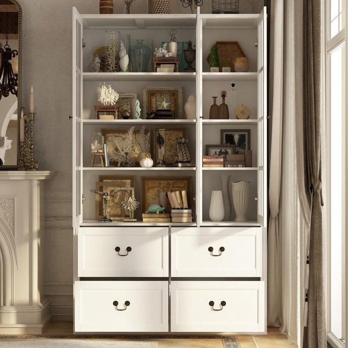 Haruto Tall Crockery Unit | White