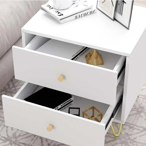 Isaiah Bedside Table | White