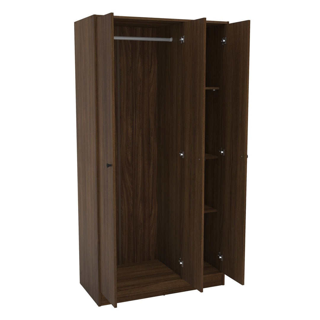Umi  3 Door Wardrobe | Brown