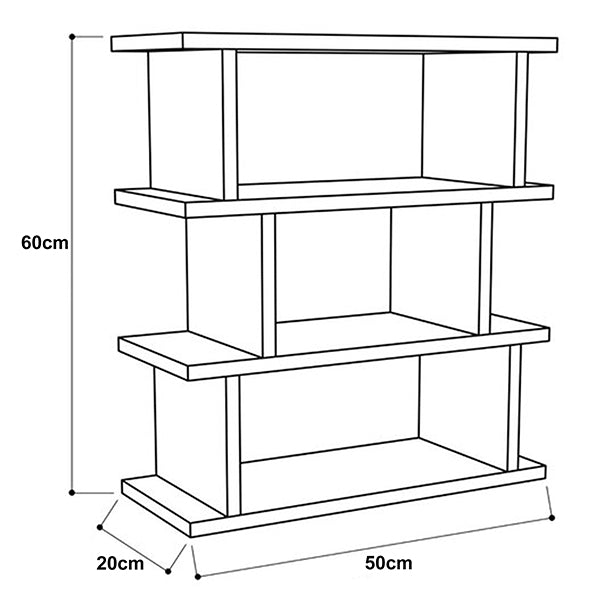 Multibox End Table | White