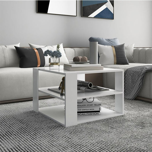 Double Coffee Table | White