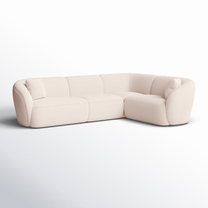 Texido L-Shape Sofa | Beige | Right Facing