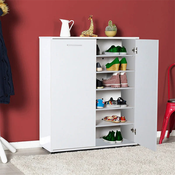 Caleb Shoe Rack | White