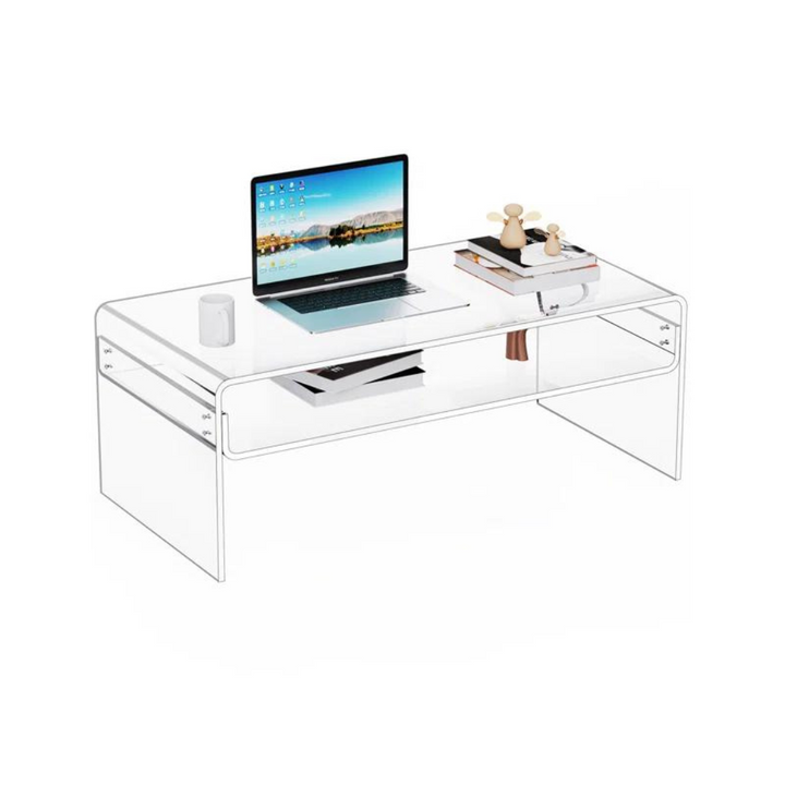 Zen Acrylic Coffee Table | Clear