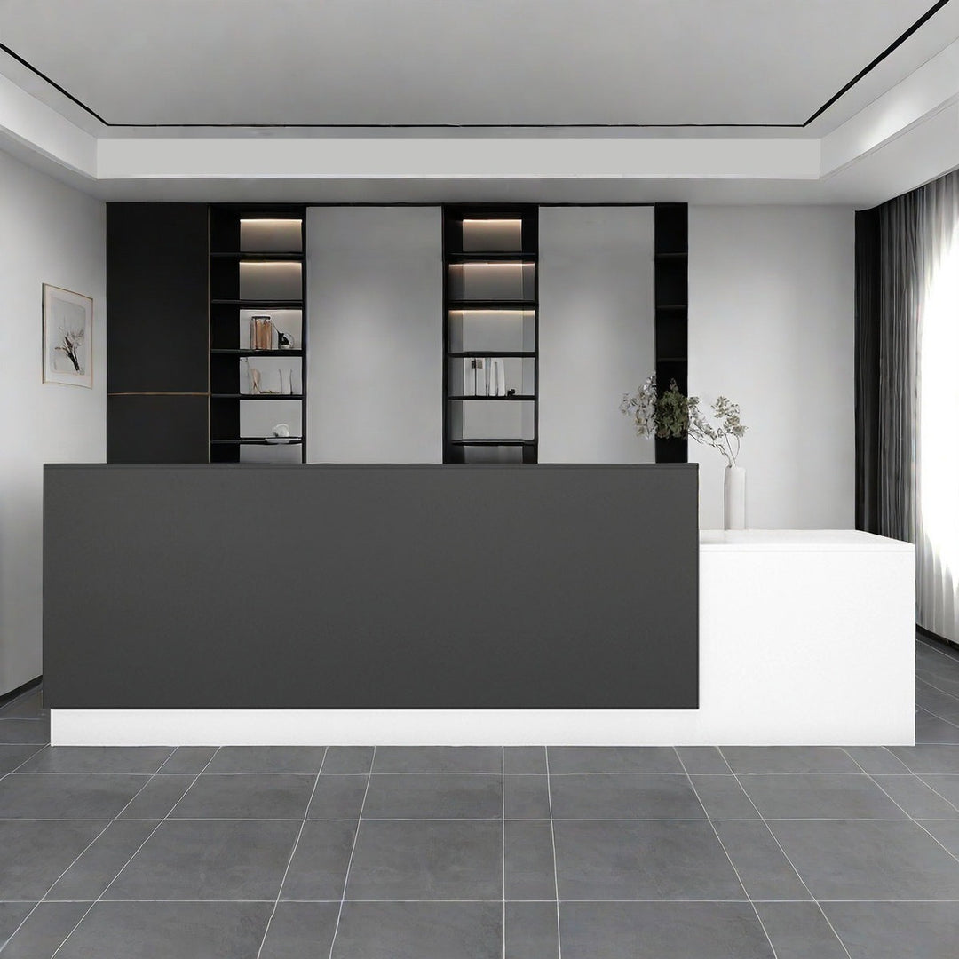 Aote Reception Table | Grey + White