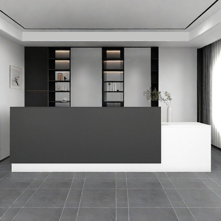 Aote Reception Table | Grey + White
