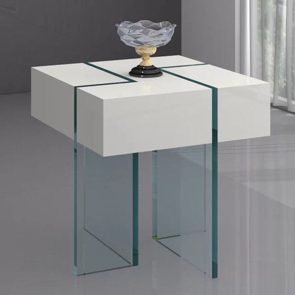 Cas End Table | White