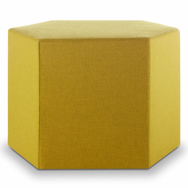 Jeaks Ottoman | Yellow