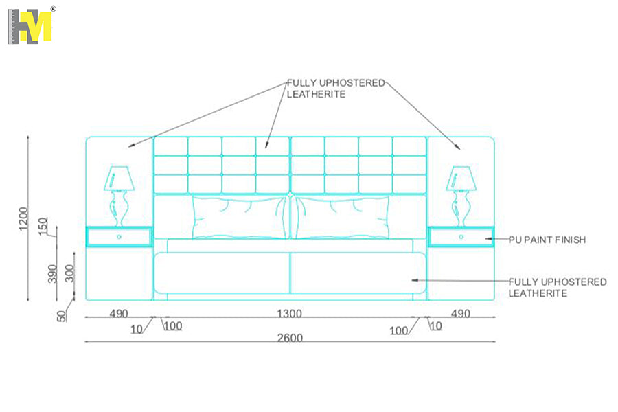 King Bed Without Storage | King