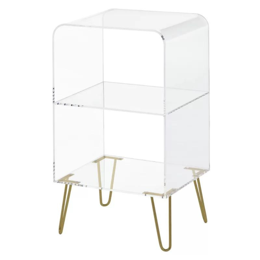 Serenity Acrylic End Table | Clear