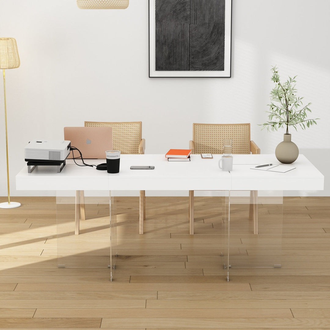 Yemi Meeting Table | White