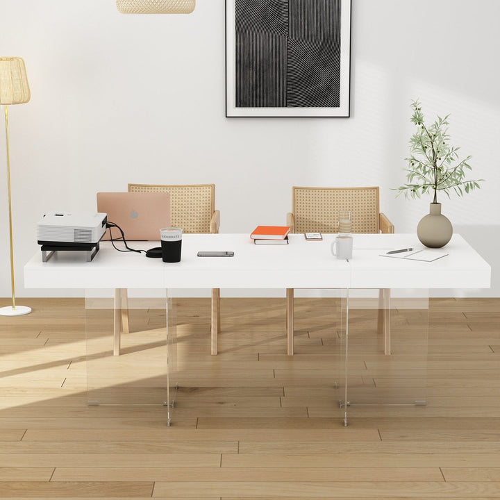 Yemi Meeting Table | White