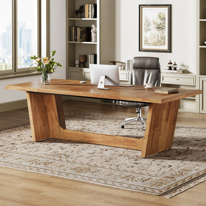Aki Boss table | Brown