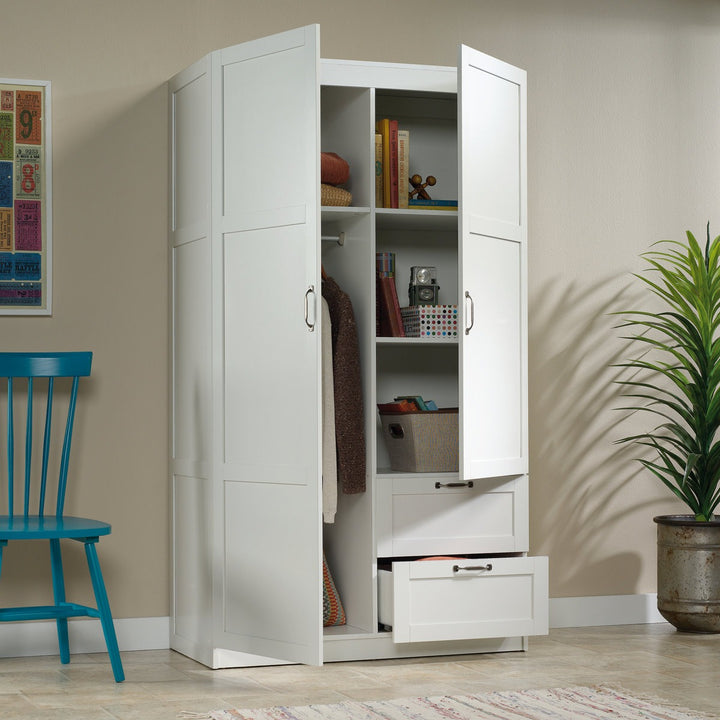 Ayaka 2 Door Wardrobe | White