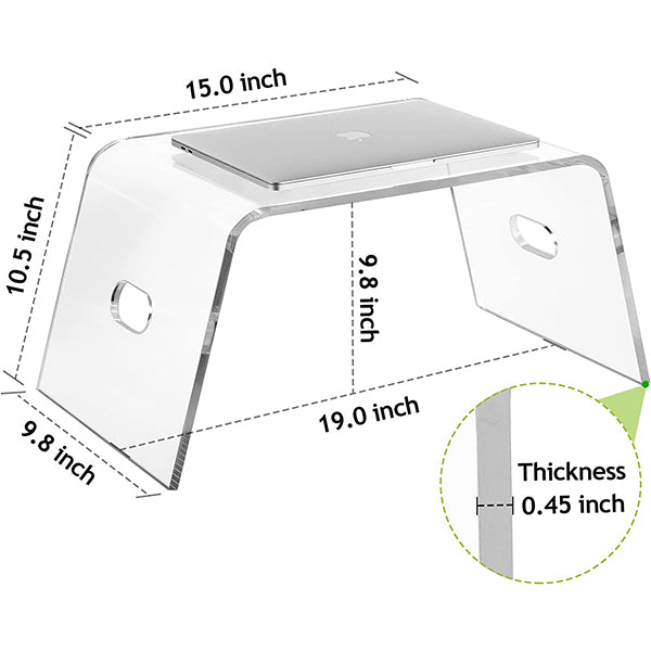 Acry Laptop/Breakfast Table | Clear