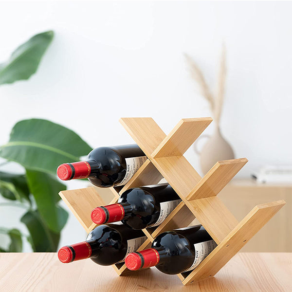 Savi Bottle Holder | Rubberwood